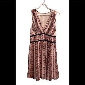 Abercrombie & Fitch chiffon boho floral mini dress size M